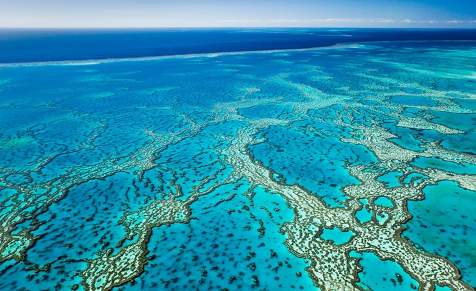 La valeur de la Grande barrière de corail en Australie