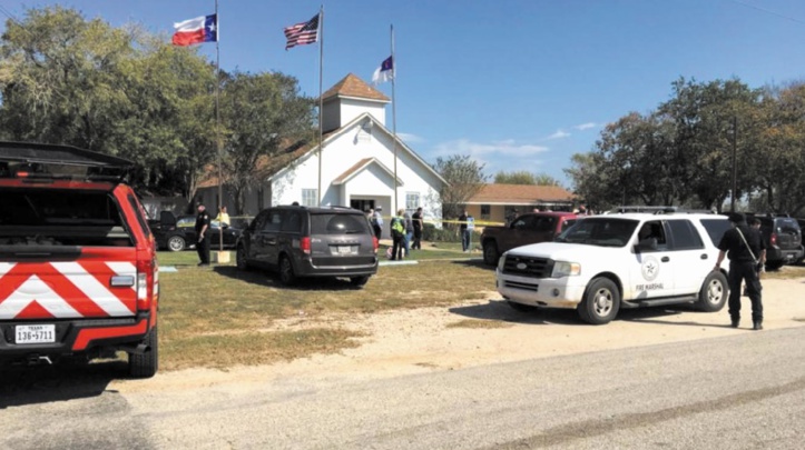 26 morts dans une église du Texas aux Etats-Unis 26 morts dans une église du Texas aux Etats-Unis
