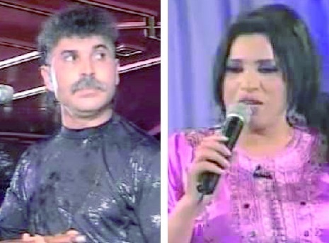 Stati et Najat Aâtabou, deux sympathiques pyromanes de scène à Bernoussi Stati et Najat Aâtabou, deux sympathiques pyromanes de scène à Bernoussi