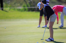 La joueuse amateur française Mathilda Cappeliez qui se prépare pour son Pro-Am Coupe Lalla Meryem La joueuse amateur française Mathilda Cappeliez qui se prépare pour son Pro-Am Coupe Lalla Meryem
