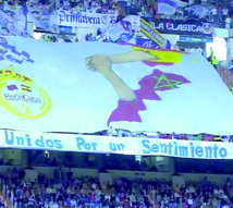 Le tifo de Pena Casa Madridista au Santiago Bernabeu Le tifo de Pena Casa Madridista au Santiago Bernabeu