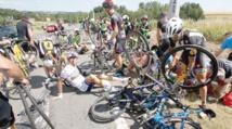 Le Tour de France compte ses premières victimes Le Tour de France compte ses premières victimes
