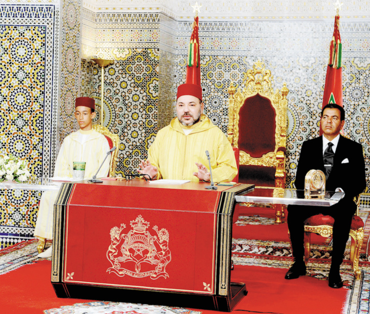 Dans son discours à l'occasion du 63ème anniversaire de la Révolution du Roi et du peuple S.M le Roi : Les terroristes qui agissent au nom de l’Islam ne sont pas des musulmans Dans son discours à l'occasion du 63ème anniversaire de la Révolution du Roi et du peuple S.M le Roi : Les terroristes qui agissent au nom de l’Islam ne sont pas des musulmans