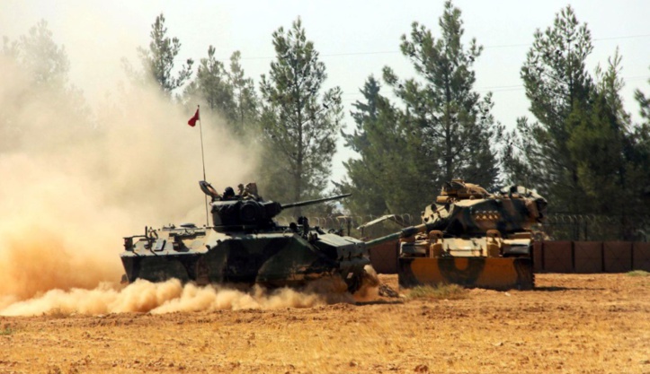 Les rebelles syriens soutenus par la Turquie ont chassé l'EI de Jarablos Les rebelles syriens soutenus par la Turquie ont chassé l'EI de Jarablos