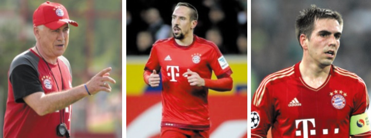 Ancelotti défend Ribéry et encense Lahm Ancelotti défend Ribéry et encense Lahm