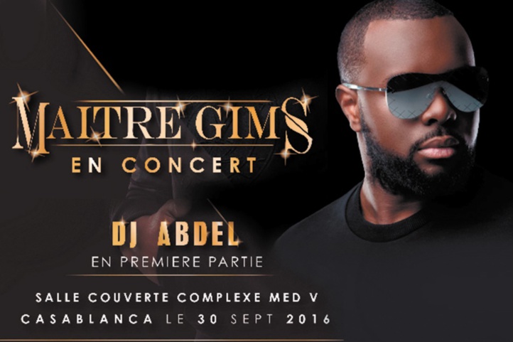 Maître Gims en concert à Casablanca