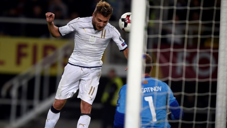 Eliminatoires du Mondial 2018 : Victoire à l’arraché de l’Italie en Macédoine Eliminatoires du Mondial 2018 : Victoire à l’arraché de l’Italie en Macédoine