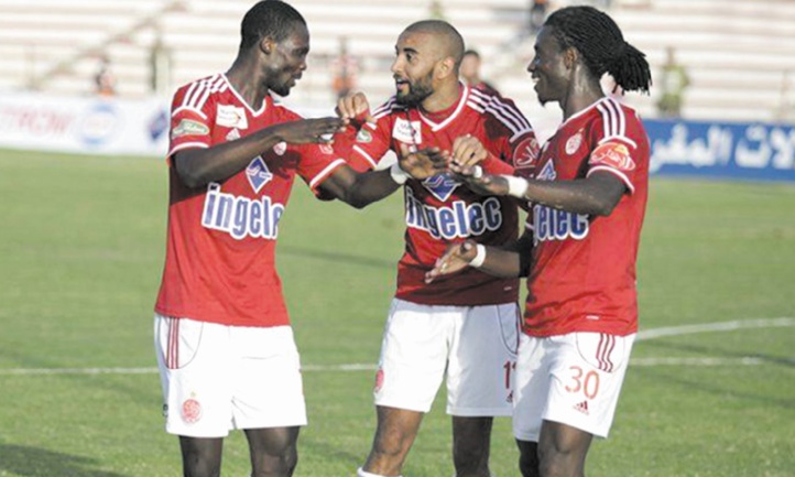 Le trio gagnant du Wydad. Ph.wac.ma Le trio gagnant du Wydad. Ph.wac.ma