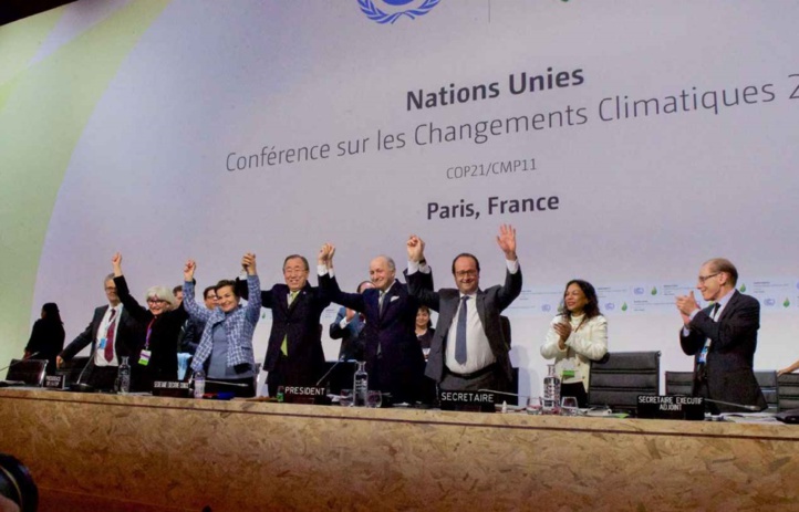 Entrée en vigueur de l’Accord de Paris sur le changement climatique