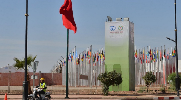 S.M Mohammed VI et Ban-Ki-moon président le Sommet de la COP22 S.M Mohammed VI et Ban-Ki-moon président le Sommet de la COP22