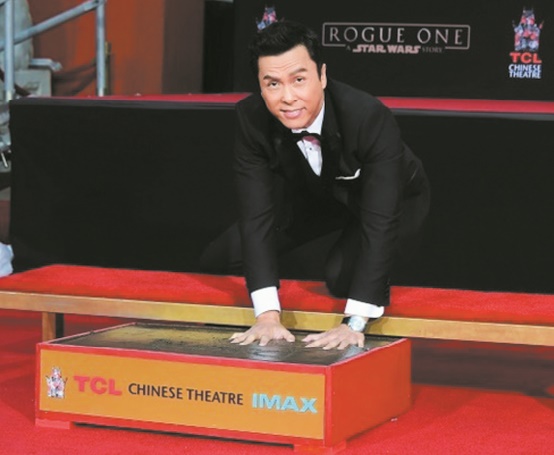 Donnie Yen récompensé à Hollywood Donnie Yen récompensé à Hollywood