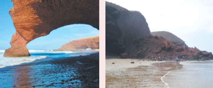 L'arche de Legzira n'est plus L'arche de Legzira n'est plus