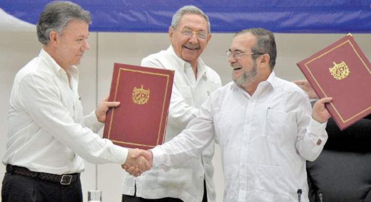 Accord de paix historique en Colombie Accord de paix historique en Colombie