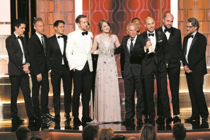 “La La Land” grand vainqueur des Golden Globes