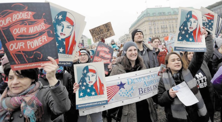 ​Manifestations monstres contre Donald Trump dans le monde