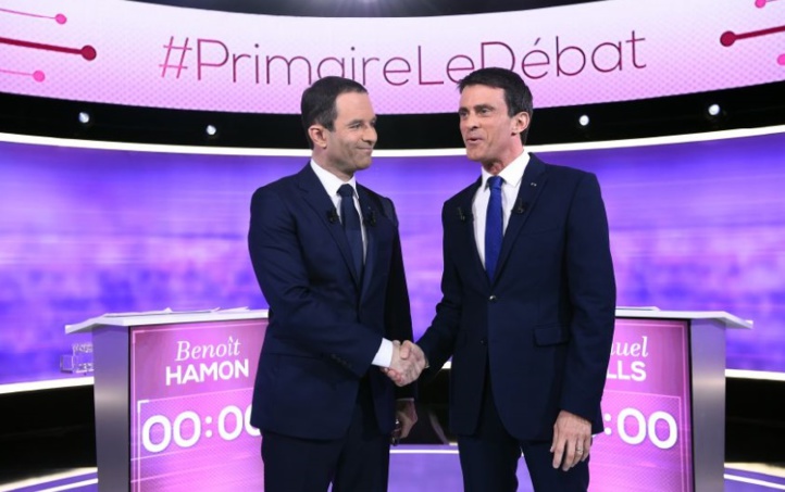 Les deux prétendants socialistes à la présidentielle française affichent leurs divergences Les deux prétendants socialistes à la présidentielle française affichent leurs divergences