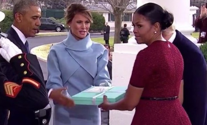 Le cadeau de Melania Trump à Michelle Obama Le cadeau de Melania Trump à Michelle Obama