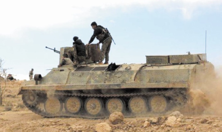 Livraison des premiers blindés américains aux forces syriennes anti-EI Livraison des premiers blindés américains aux forces syriennes anti-EI