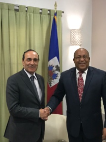 Habib El Malki rencontre le président du Parlement et le ministre des A.E haïtiens Habib El Malki rencontre le président du Parlement et le ministre des A.E haïtiens