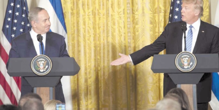 Donald Trump s'éloigne de la solution à deux Etats Donald Trump s'éloigne de la solution à deux Etats