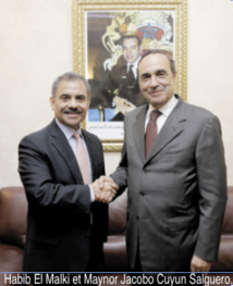 Habib El Malki s’entretient avec les  ambassadeurs du Guatemala et de la Jordanie