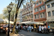 Vue de  Düsseldorf.