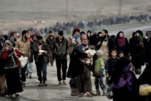 Plus de 45.000 déplacés par la bataille de l'ouest de Mossoul Plus de 45.000 déplacés par la bataille de l'ouest de Mossoul