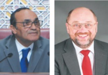 Habib El Malki s’entretient avec Martin Schulz Habib El Malki s’entretient avec Martin Schulz