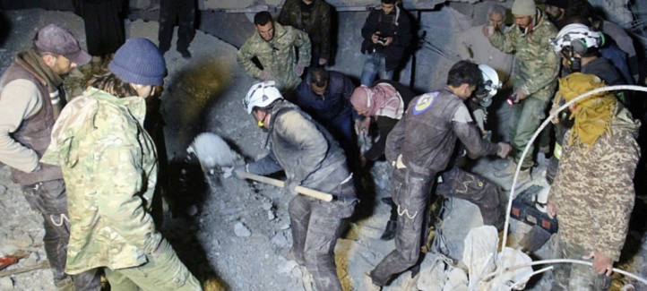 Frappe aérienne américaine contre une mosquée près d'Alep Frappe aérienne américaine contre une mosquée près d'Alep