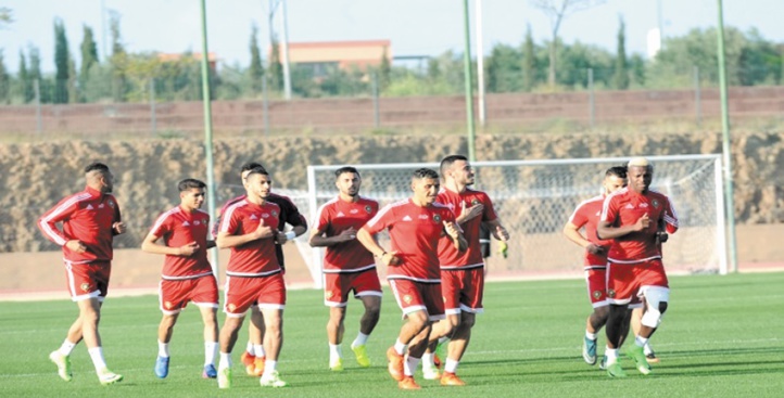 Début à Marrakech du stage du Onze national