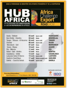 “Africa Challenge Export” à la rencontre des entrepreneurs et primo-exportateurs du Maroc “Africa Challenge Export” à la rencontre des entrepreneurs et primo-exportateurs du Maroc