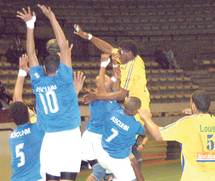 Première journée du championnat national de handball