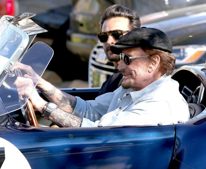 Johnny Hallyday courageux face à la maladie