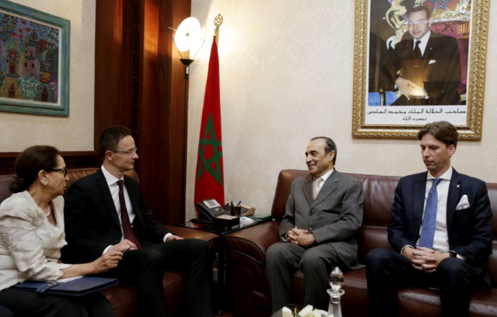 Réunion prochaine du groupe d'amitié parlementaire maroco-hongrois : Entretien à Rabat entre Habib El Malki  et Péter Szijjártó