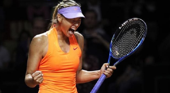 Retour gagnant pour Sharapova à Stuttgart Retour gagnant pour Sharapova à Stuttgart