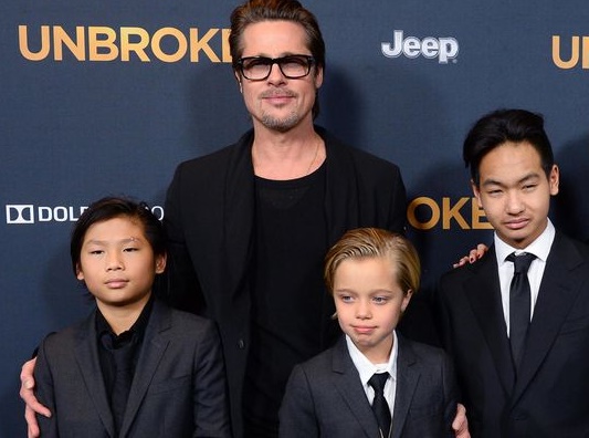 Les premières longues retrouvailles de Brad Pitt  avec ses enfants