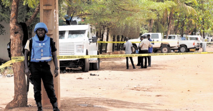 Attaque jihadiste contre un camp de l'ONU au Mali Attaque jihadiste contre un camp de l'ONU au Mali