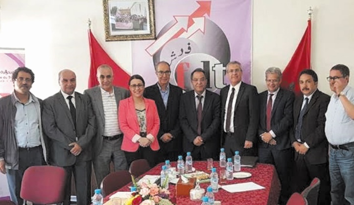 Mohamed Ben Abdelkader s’entretient avec les dirigeants syndicaux