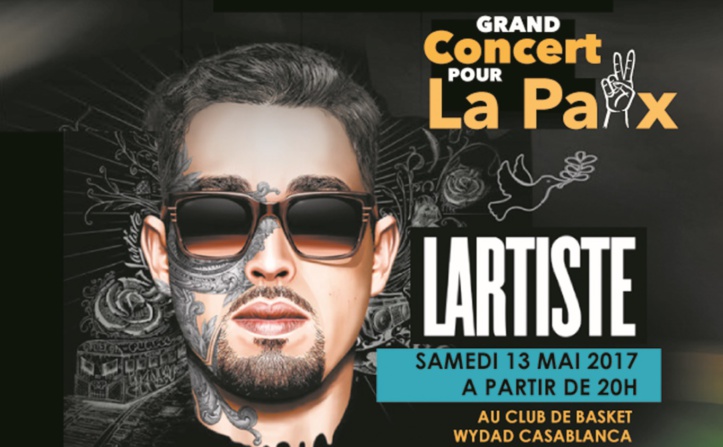 Lartiste en concert à Casablanca :  La musique au service de la bonne cause