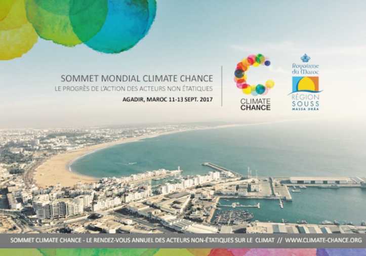 Sommet Climate Chance à Agadir en septembre 2017 Sommet Climate Chance à Agadir en septembre 2017