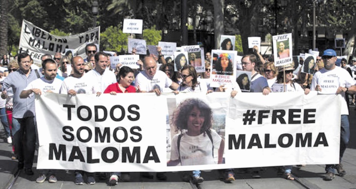 Madrid exige la libération de Maloma Morales Madrid exige la libération de Maloma Morales