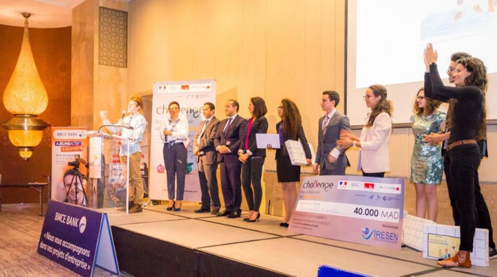 Remise à Casablanca des prix du Challenge franco-marocain de l'entrepreneuriat