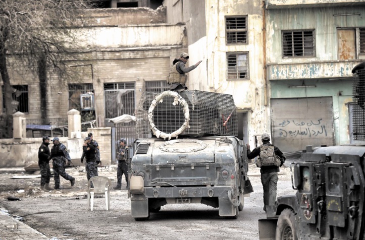 Les forces irakiennes progressent à Mossoul Les forces irakiennes progressent à Mossoul