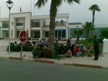 Sit-in des habitants de Sidi Kaouki Sit-in des habitants de Sidi Kaouki