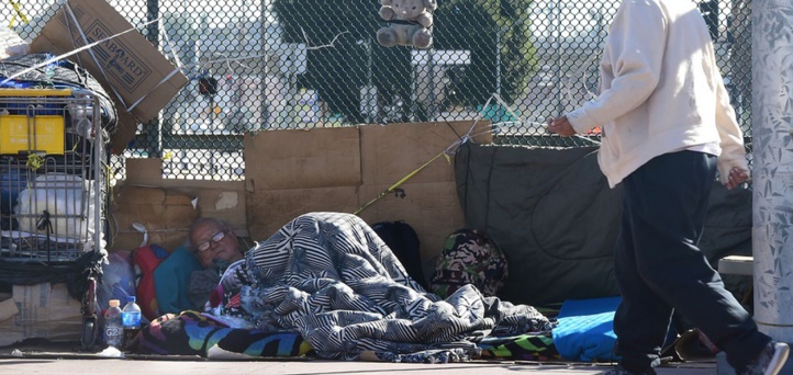 Montée en flèche du nombre de sans-abri à Los Angeles Montée en flèche du nombre de sans-abri à Los Angeles