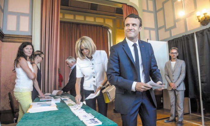 Macron en passe d'obtenir une large majorité à l'Assemblée Macron en passe d'obtenir une large majorité à l'Assemblée