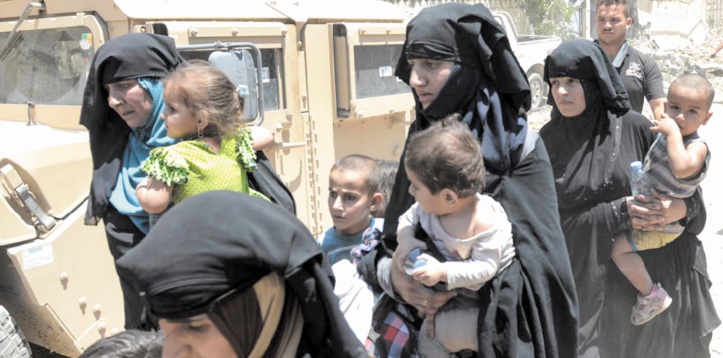 100.000 civils retenus comme “boucliers humains” par l'EI à Mossoul 100.000 civils retenus comme “boucliers humains” par l'EI à Mossoul