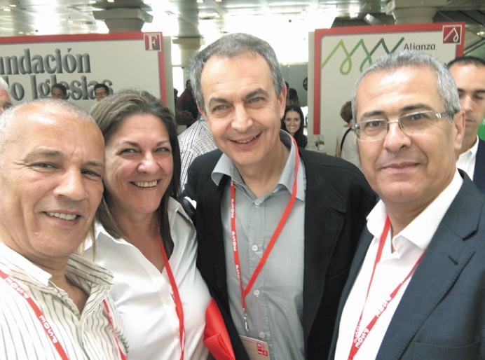 Benabdelkader et Fatih représentent l’USFP au Congrès du PSOE