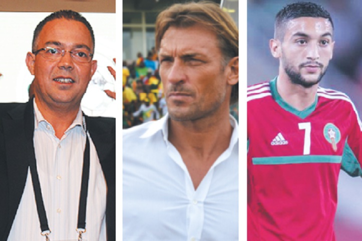 Lakjaâ, Renard et Ziyech en quête d’un terrain d’entente à Amsterdam Lakjaâ, Renard et Ziyech en quête d’un terrain d’entente à Amsterdam