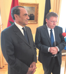 Entretiens entre Habib El Malki et Siegfried Bracke à Bruxelles